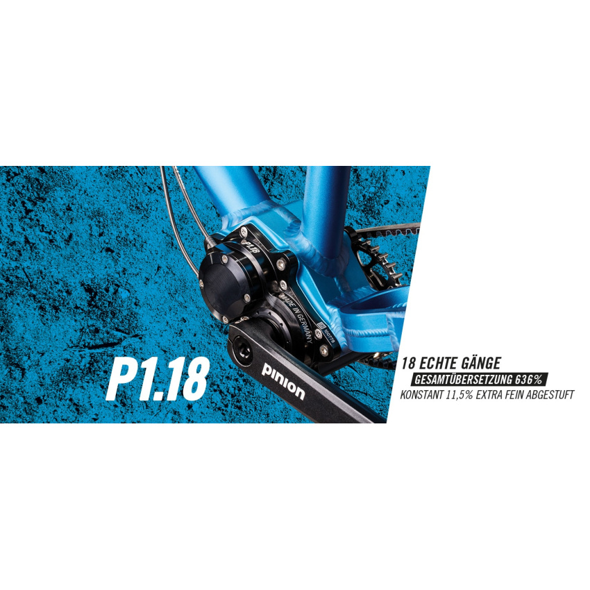 Pinion P-Linie Getriebe P1.9XR schwarz