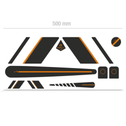 Bullitt Reflective Sticker Set