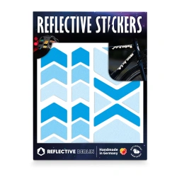 Reflectives Berlin Sticker Shapes Chevrons Blue