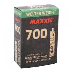 Maxxis WelterWeight Schlauch 700x33/50 FV Presta 48mm (RVC)