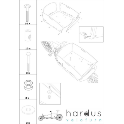 hardus Cargobox für Bullitt-Bike LT