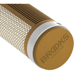 Brooks Rubber Grips Lenkergriffe für Drehgriffschalter 130/100mm - natural/rubber